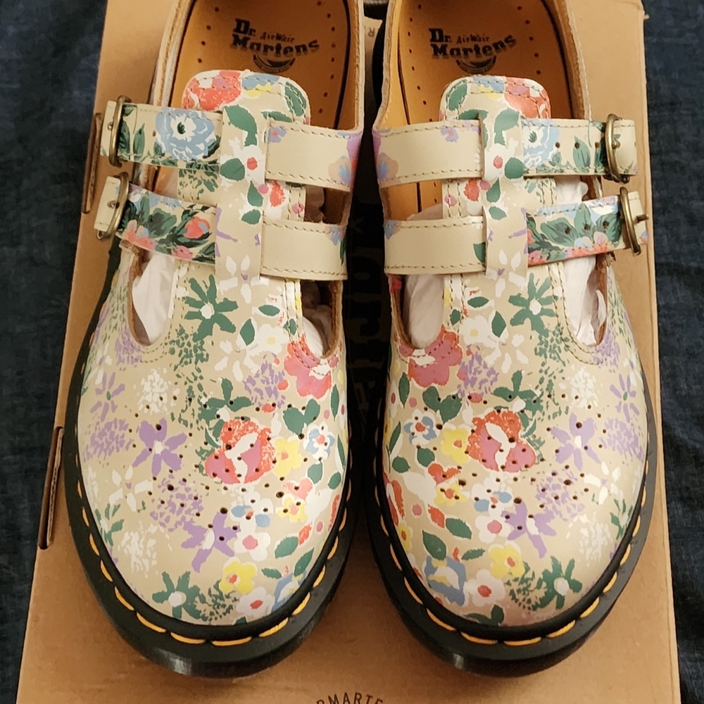 Dr. Martens Floral Multi-Color Shoes